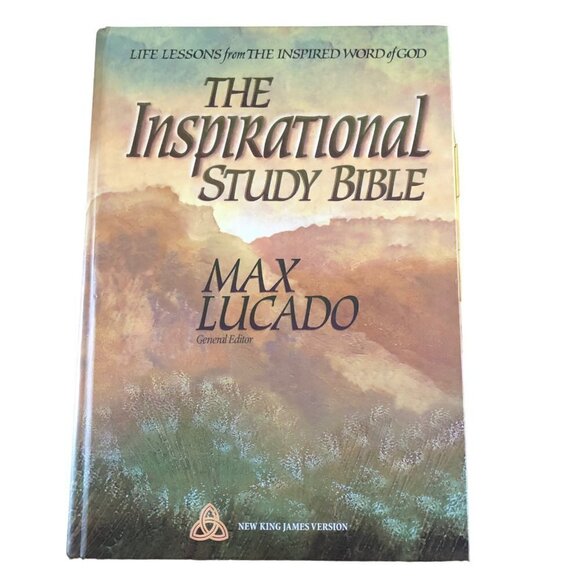 The Inspirational Study Bible Life Lessons from the Inspired Word of God Divided - Picture 1 of 9